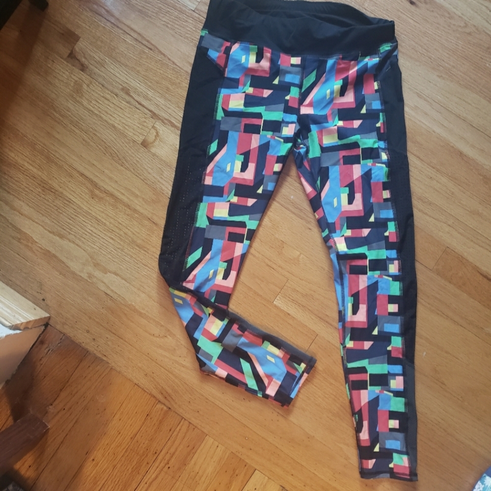 Sweaty Betty Colorful Geometric Run Pants
